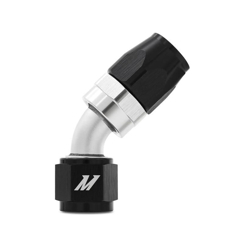 Mishimoto Aluminum -10AN 45 Degree Fitting - Black - DTX Performance