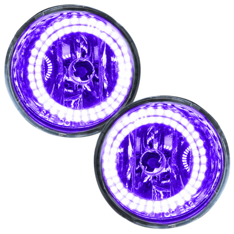 Oracle Lighting 04-15 Nissan Titan Pre-Assembled LED Halo Fog Lights -UV/Purple - DTX Performance