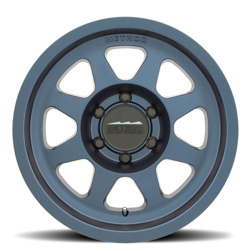 Method MR701 17x8.5 0mm Offset 5x5 71.5mm CB Bahia Blue Wheel - DTX Performance