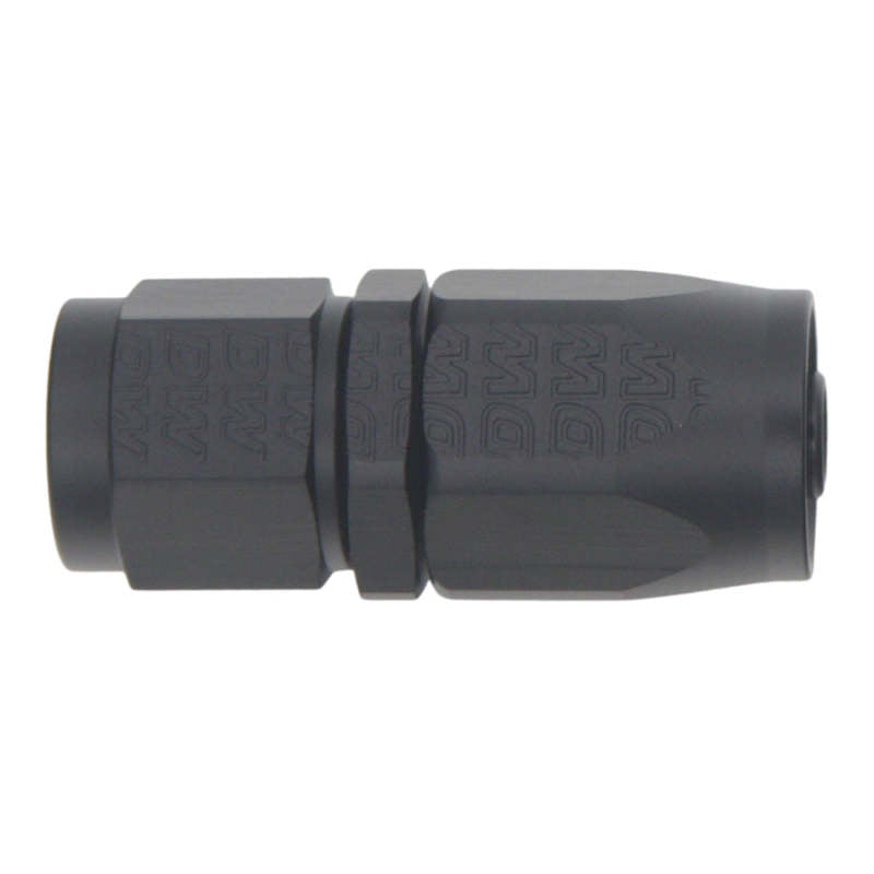 DeatschWerks 6AN Female Swivel Strait Hose End CPE - Anodized Matte Black - DTX Performance