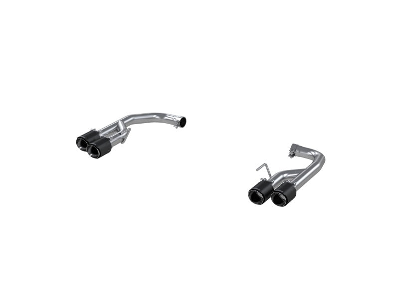 MBRP 18-21 Ford Mustang GT 5.0L T304 SS 2.5i Axle-Back, Dual Rear Exit with Quad CF Tips - DTX Performance