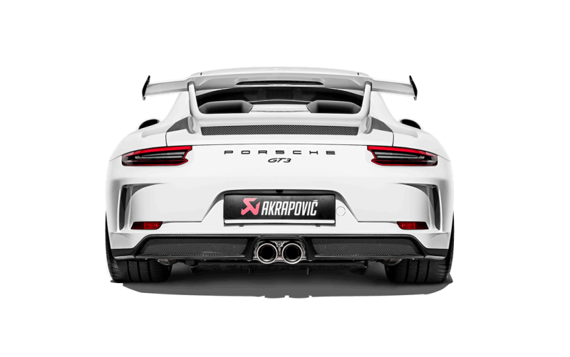 Akrapovic 2018 Porsche 911 GT3 (991.2) Slip-On Race Line (Titanium) w/Titanium Tail Pipe Set - DTX Performance