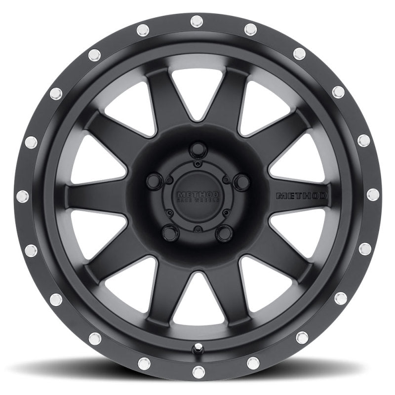 Method MR301 The Standard 17x8.5 0mm Offset 5x5.5 108mm CB Matte Black Wheel - DTX Performance