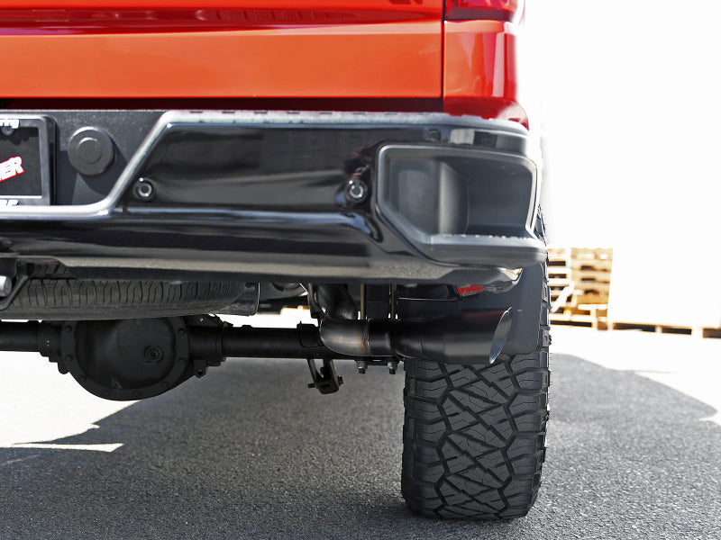 aFe Vulcan Series 3in 304SS Exhaust Cat-Back w/Blk Tip 2019 GM Silverado/Sierra 1500 L4-2.7L (t) - DTX Performance