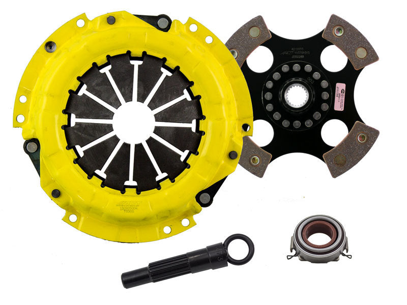 ACT 1991 Geo Prizm Sport/Race Rigid 4 Pad Clutch Kit - DTX Performance