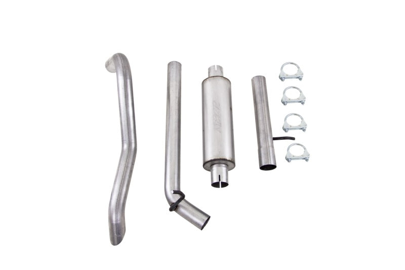 MBRP 12 Jeep Wrangler/Rubicon 3.6L V6 Cat Back Single Rear Exit Off-Road Alum Exhaust - DTX Performance