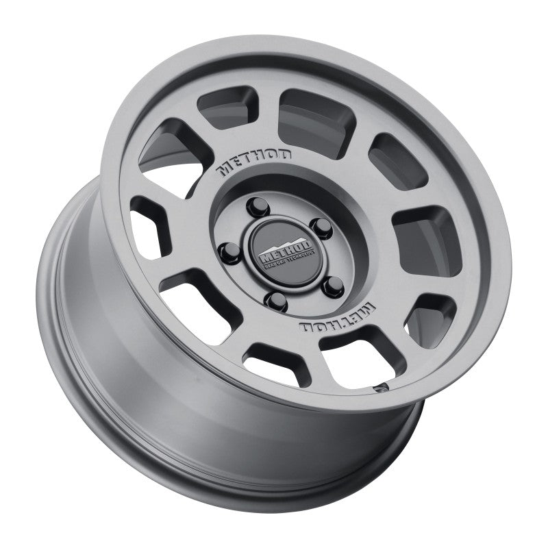 Method MR705 17x8.5 0mm Offset 5x5 71.5mm CB Titanium Wheel - DTX Performance