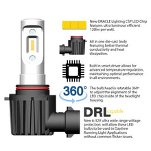 Load image into Gallery viewer, Oracle 9012 - VSeries LED Headlight Bulb Conversion Kit - 6000K - DTX Performance