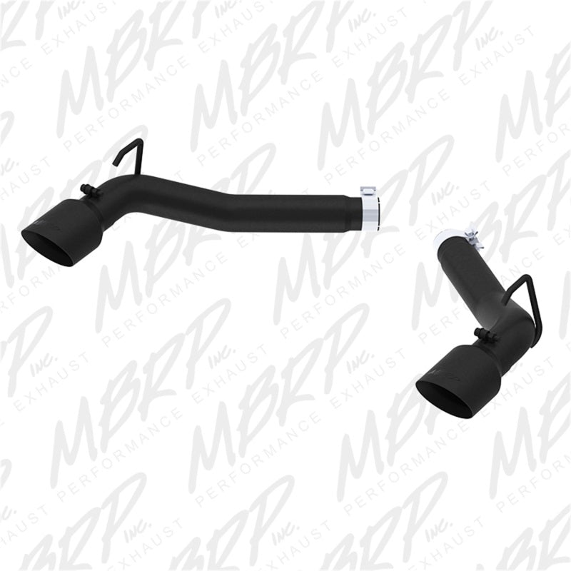 MBRP 2010-2015 Chevrolet Camaro V6 3.6L 3in Black Coated Axle Back Muffler Delete - DTX Performance