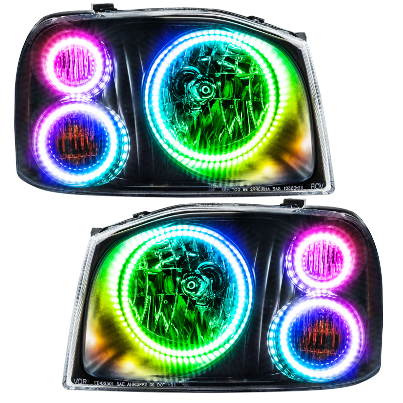 Oracle 01-04 Nissan Frontier SMD HL - Triple Halo - ColorSHIFT w/ Simple Controller - DTX Performance