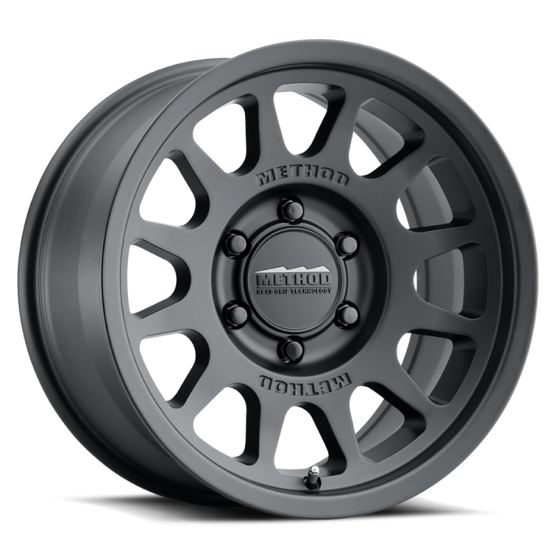 Method MR703 16x8 0mm Offset 6x5.5 106.25mm CB Matte Black Wheel - DTX Performance