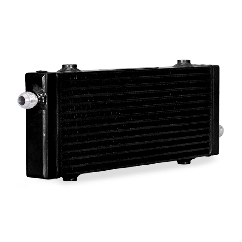 Mishimoto Universal Medium Bar and Plate Cross Flow Black Oil Cooler - DTX Performance