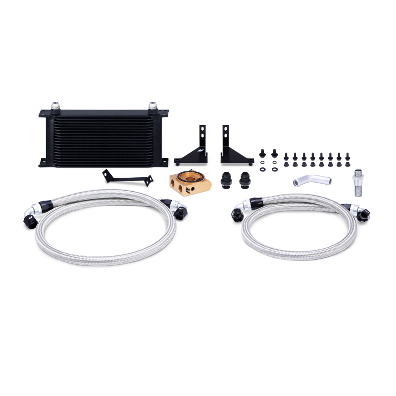 Mishimoto 14-16 Ford Fiesta ST Thermostatic Oil Cooler Kit - Black - DTX Performance