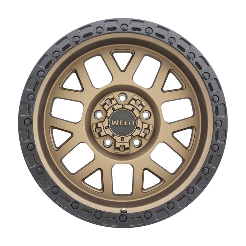 Weld Off-Road W115 17X9 Cinch 6X135 6X139.7 ET00 BS5.00 Satin Bronze / Satin Black 106.1 - DTX Performance