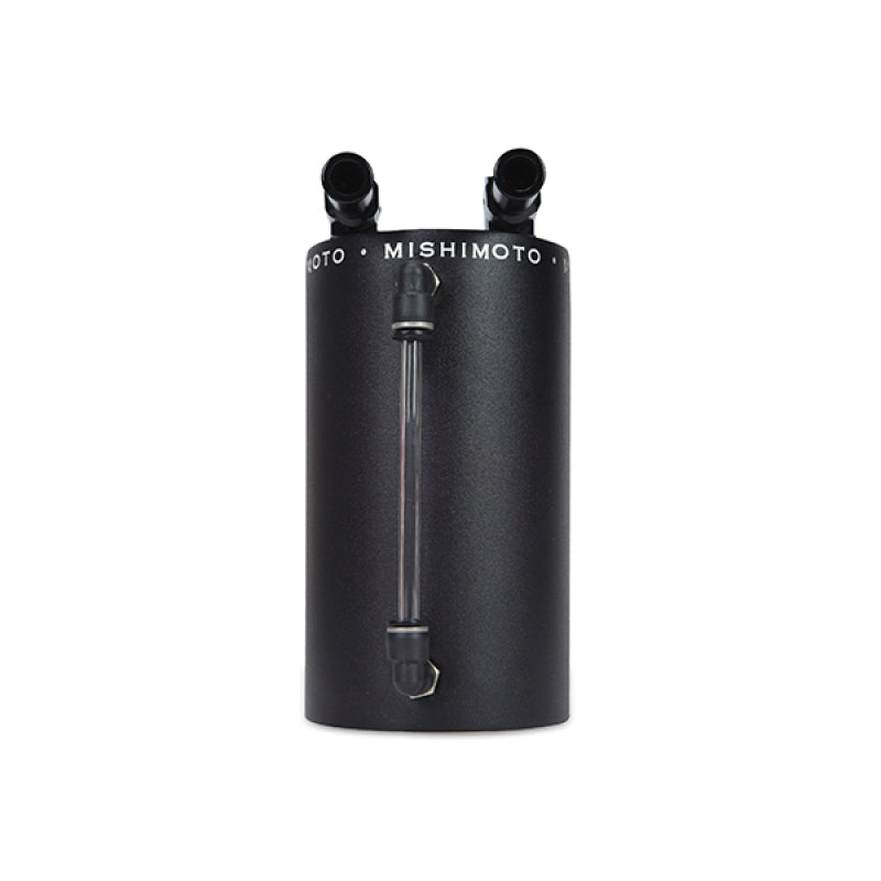 Mishimoto Large Aluminum Oil Catch Can - Wrinkle Black - DTX Performance