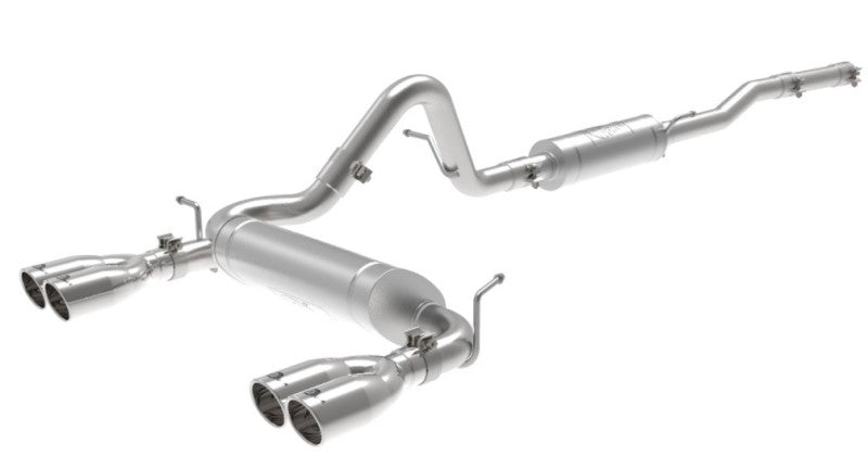 aFe Vulcan Series 2.5in 304SS Cat-Back Exhaust 07-18 Jeep Wrangler (JK) V6-3.6/3.8L w/ Polished Tips - DTX Performance