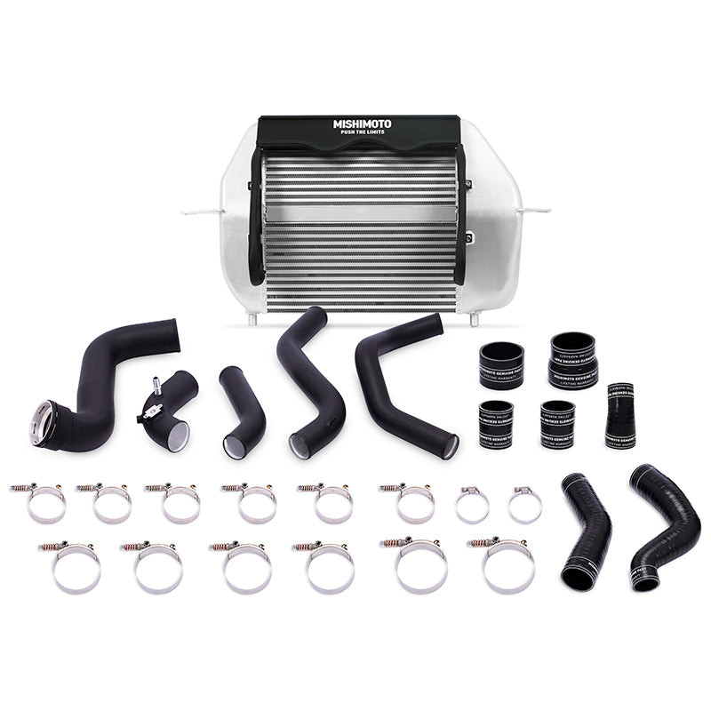 Mishimoto 2011-2014 Ford F-150 EcoBoost Silver Intercooler w/ Black Pipes - DTX Performance