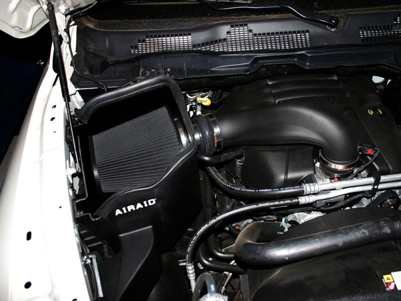 Airaid 09-12 Dodge Ram 5.7L Hemi MXP Intake System w/ Tube (Dry / Black Media) - DTX Performance