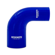 Load image into Gallery viewer, Mishimoto Silicone Reducer Coupler 90 Degree 1.75in to 2.5in - Blue - DTX Performance