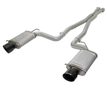 Load image into Gallery viewer, aFe Mach Force-Xp 3in CB Stainless Steel Dual Exhaust System w/ Black Tips 09-15 Cadillac CTS-V - DTX Performance