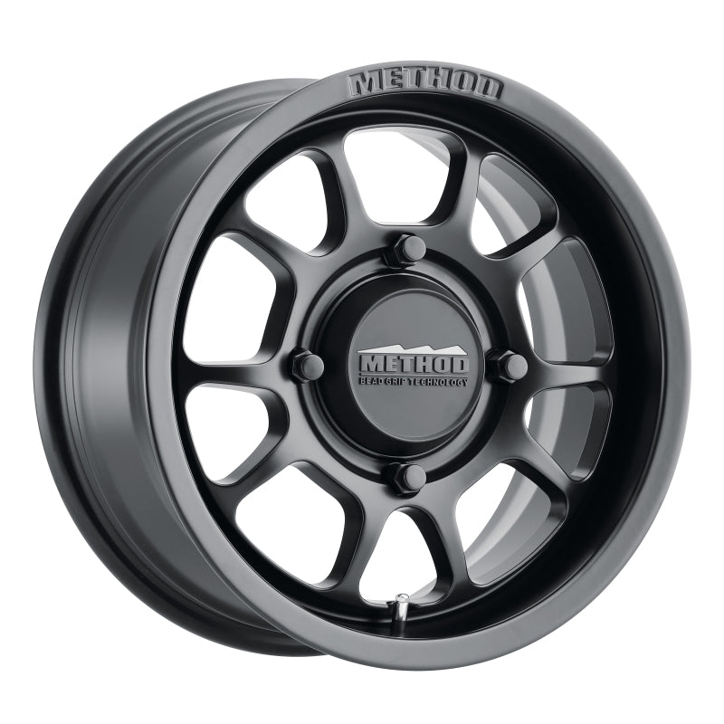 Method MR409 Bead Grip 14x7 / 4+3/13mm Offset / 4x156 / 132mm CB Matte Black Wheel - DTX Performance