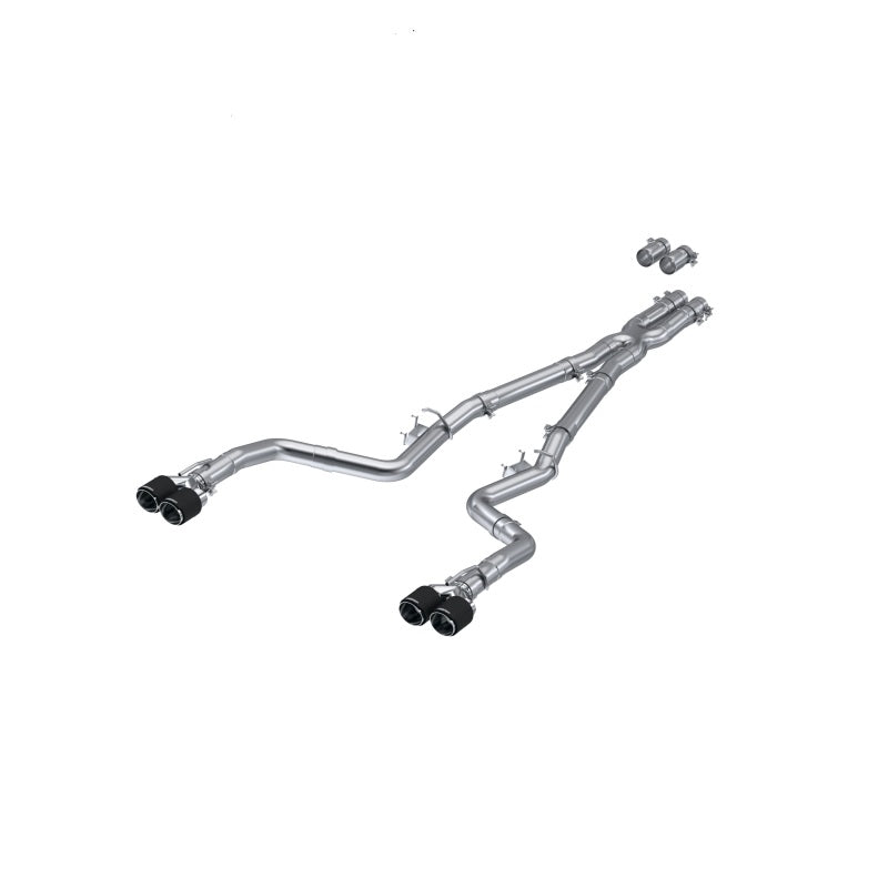 MBRP 15-Up Challenger 5.7 / 17-Up 6.2L/6.4L 3in Race Series Cat-Back w/ Quad Tips T304 Exhaust - DTX Performance