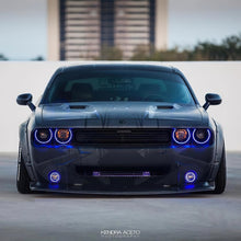 Load image into Gallery viewer, Oracle 08-14 Dodge Challenger Dynamic Surface Mount Headlight/Fog Light Halo Kit COMBO - ColorSHIFT - DTX Performance