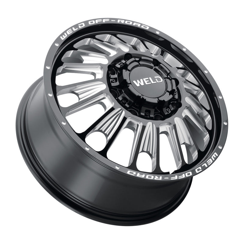 Weld Off-Road W121 20X8.25 Scorch Outer 8X210 ET-246 BS-4.92 Gloss Black MIL 154.3 - DTX Performance