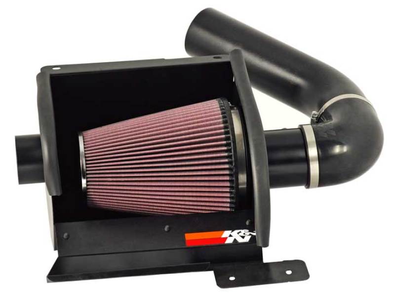 K&N 97-08 Ford E350/#450 Econoline V10-6.8L Black High Flow Performance Kit - DTX Performance