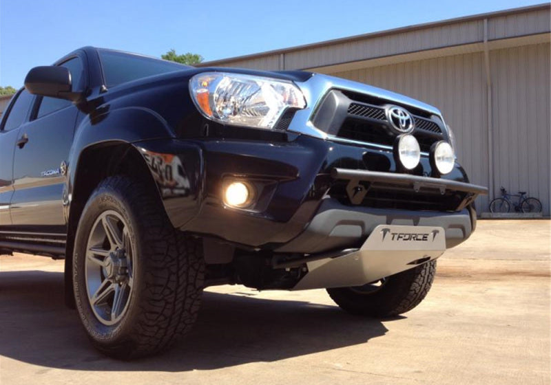 N-Fab Light Bar 12-15 Toyota Tacoma - Gloss Black - Light Tabs w/o License Plate Tabs - DTX Performance