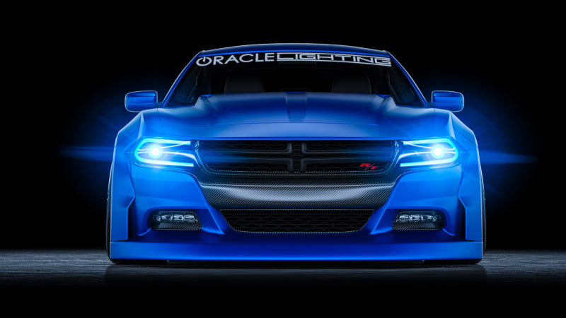 Oracle 15-21 Dodge Charger RGB+W DRL Headlight DRL Upgrade Kit - ColorSHIFT - DTX Performance