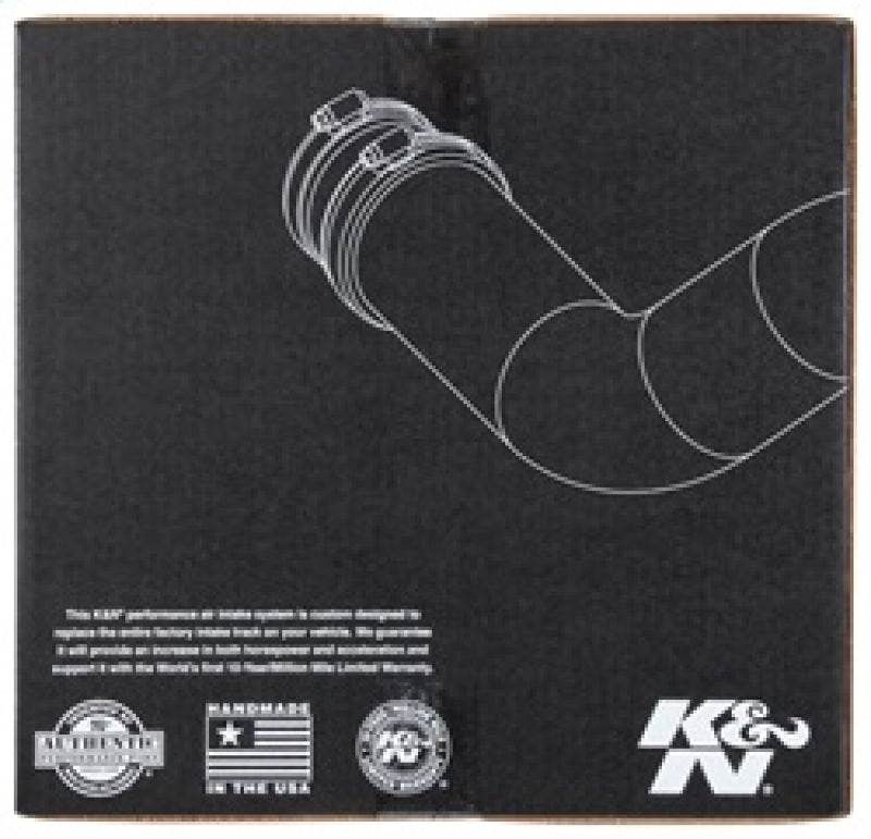 K&N 03-06 350z Polished Typhoon Short Ram Intake - DTX Performance