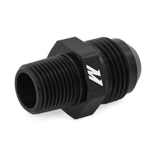 Load image into Gallery viewer, Mishimoto Aluminum -10AN to 1/2 NPT Fitting - Black - DTX Performance