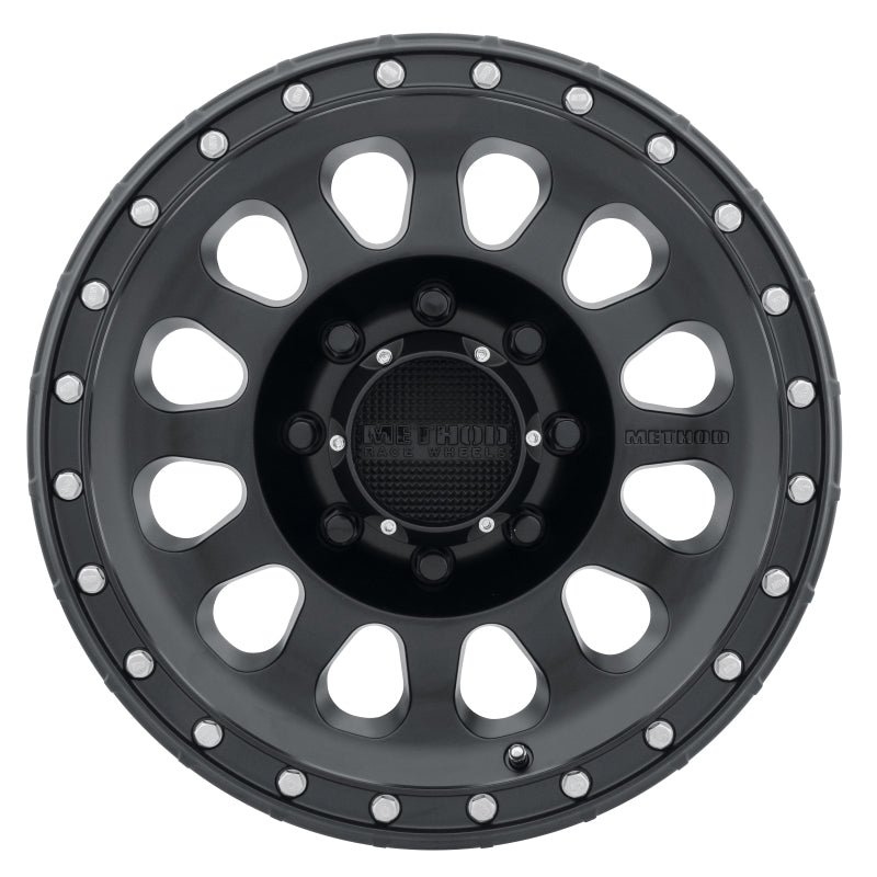 Method MR315 17x8.5 +25mm Offset 8x6.5 130.81mm CB Matte Black Wheel - DTX Performance