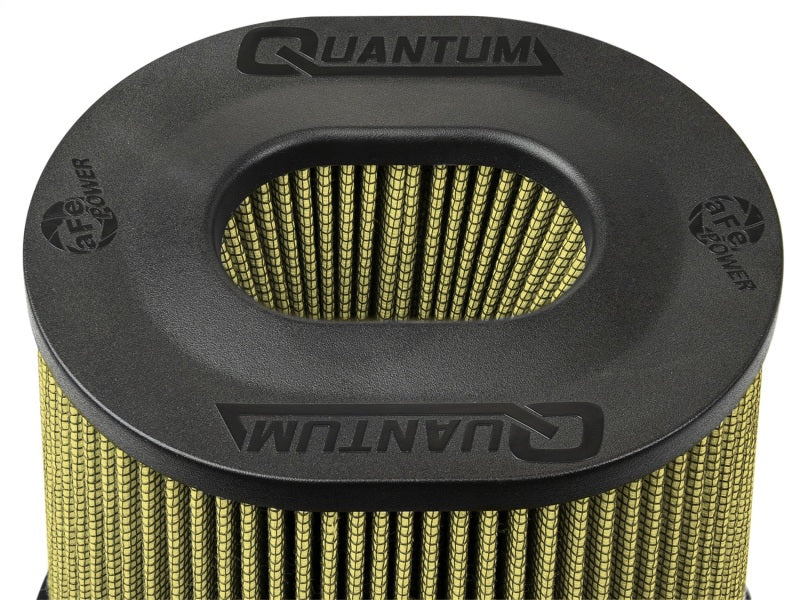 aFe Quantum Pro-Guard 7 Air Filter Inverted Top - 5in Flange x 9in Height - Oiled PG7 - DTX Performance