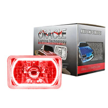 Load image into Gallery viewer, Oracle Pre-Installed Lights 4x6 IN. Sealed Beam - Red Halo - DTX Performance