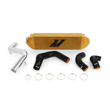 Load image into Gallery viewer, Mishimoto 2013+ Ford Focus ST Gold Intercooler w/ Polished Pipes - DTX Performance