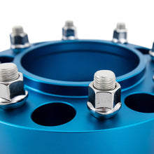 Load image into Gallery viewer, Mishimoto Borne Off-Road Wheel Spacers - 6x139.7 - 78.1 - 50mm - M14x1.5 - Blue - DTX Performance