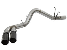 Load image into Gallery viewer, aFe Victory Series 4in 409-SS DPF-Back Exhaust w/ Dual Black Tips 2017 GM Duramax V8-6.6L(td) L5P - DTX Performance