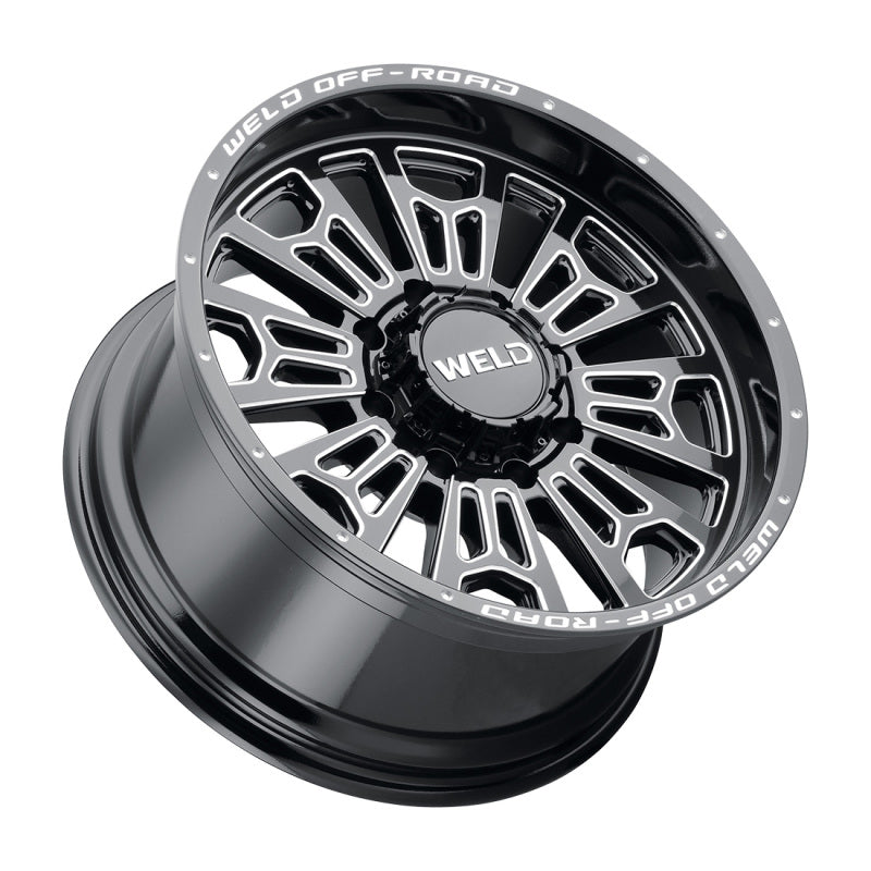 Weld Off-Road W114 20X9 Elicit 6X135 6X139.7 ET00 BS5.00 Gloss Black MIL 106.1 - DTX Performance