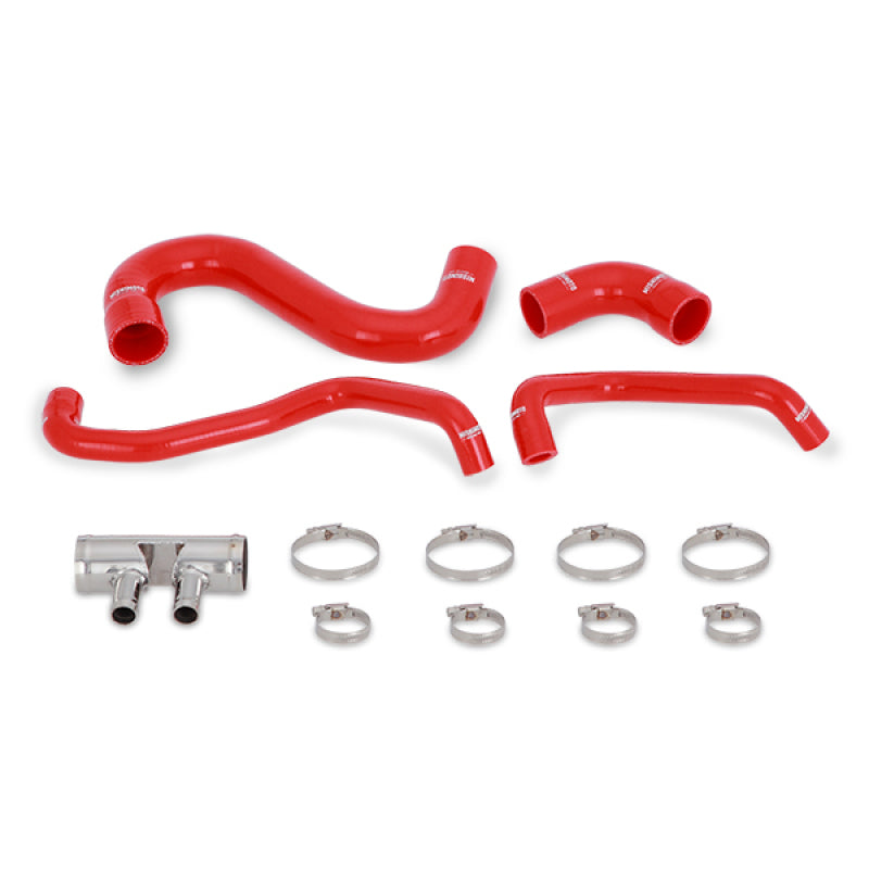 Mishimoto 2015+ Ford Mustang GT Silicone Lower Radiator Hose - Red - DTX Performance