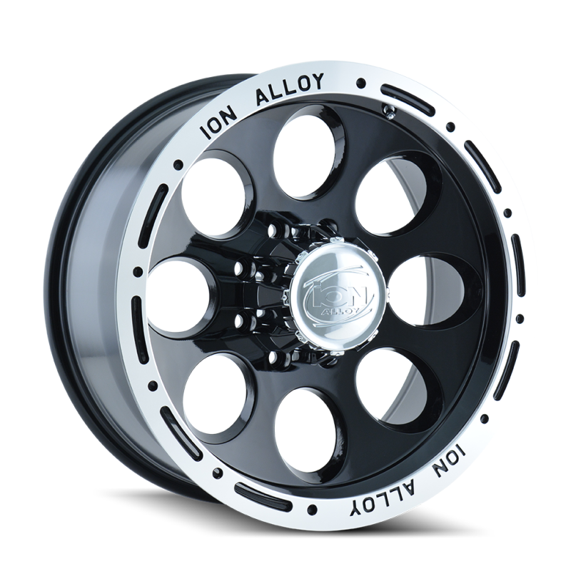 ION Type 174 17x9 / 6x135 BP / 0mm Offset / 87mm Hub Black/Machined Wheel - DTX Performance