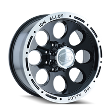 Load image into Gallery viewer, ION Type 174 16x10 / 5x114.3 BP / -38mm Offset / 83.82mm Hub Black/Machined Wheel - DTX Performance