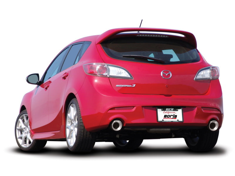 Borla 10-13 Mazda 3/Mazdaspeed 3 2.5L/2.3L Turbo FEW MT Hatchback SS Exhaust (rear section only) - DTX Performance