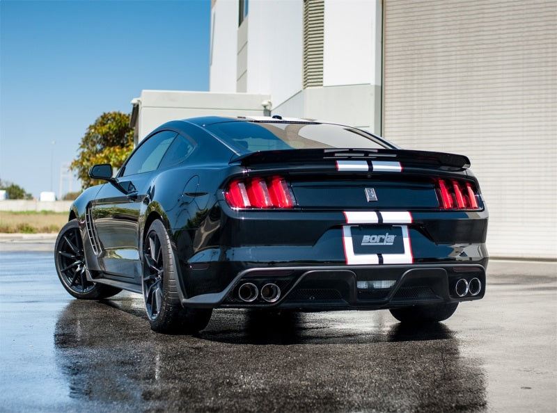 Borla 15-16 Ford Mustang Shelby GT350 5.2L ATAK Cat Back Exhaust (Uses Factory Valence) - DTX Performance