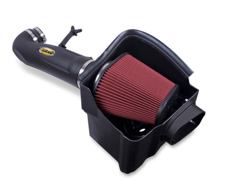 Airaid 04-13 Nissan Titan/Armada 5.6L MXP Intake System w/ Tube (Oiled / Red Media) - DTX Performance