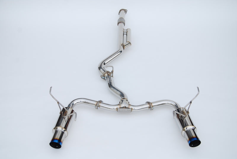 Invidia 2022+ Subaru WRX N1 Twin Outlet Single Layer Tip Cat-Back Exhaust - DTX Performance