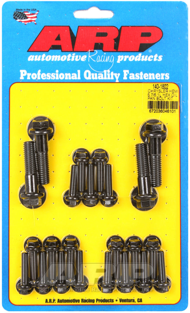 ARP Chrysler Hemi 5.7/6.1L Hex Oil Pan Bolt Kit - DTX Performance