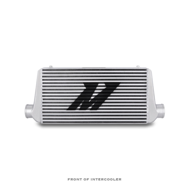 Mishimoto Universal Silver R Line Intercooler Overall Size: 31x12x4 Core Size: 24x12x4 Inlet / Outle - DTX Performance