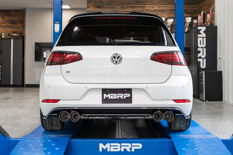 MBRP 15-19 VW Golf R 3in Cat Back Single Exit Exhaust Pro Series w/ Valve Delete - T304 - DTX Performance